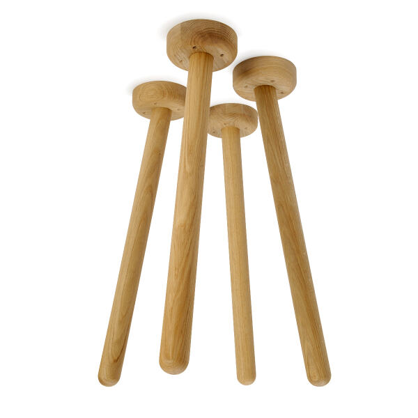 MT2 Eiche (4 Stück), Tischgestelle, Tischgestelle, Tischgestell, Tischbeine, Holz