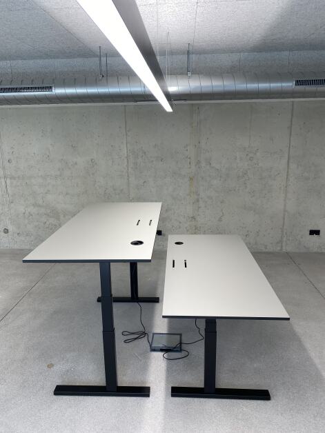 ATS höhenverstellbares Tischsystem, Tischgestelle, Tischgestell, Schreibtischplatte