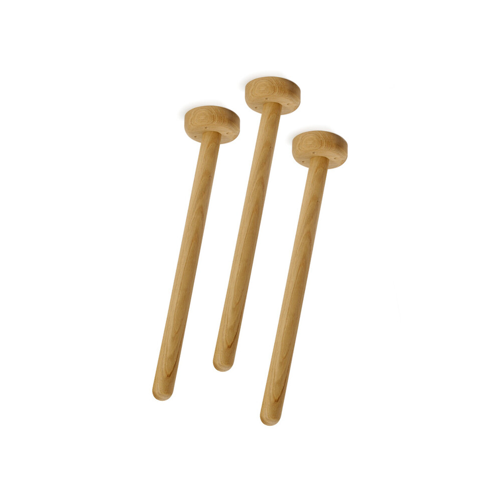 MT2 Table Legs by Murken Hansen in Wood, Oak, natural, matt oiled