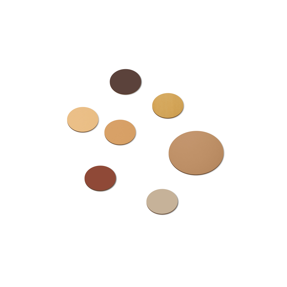 PAD Untersetzer - Linoleum Linoleum, Warm