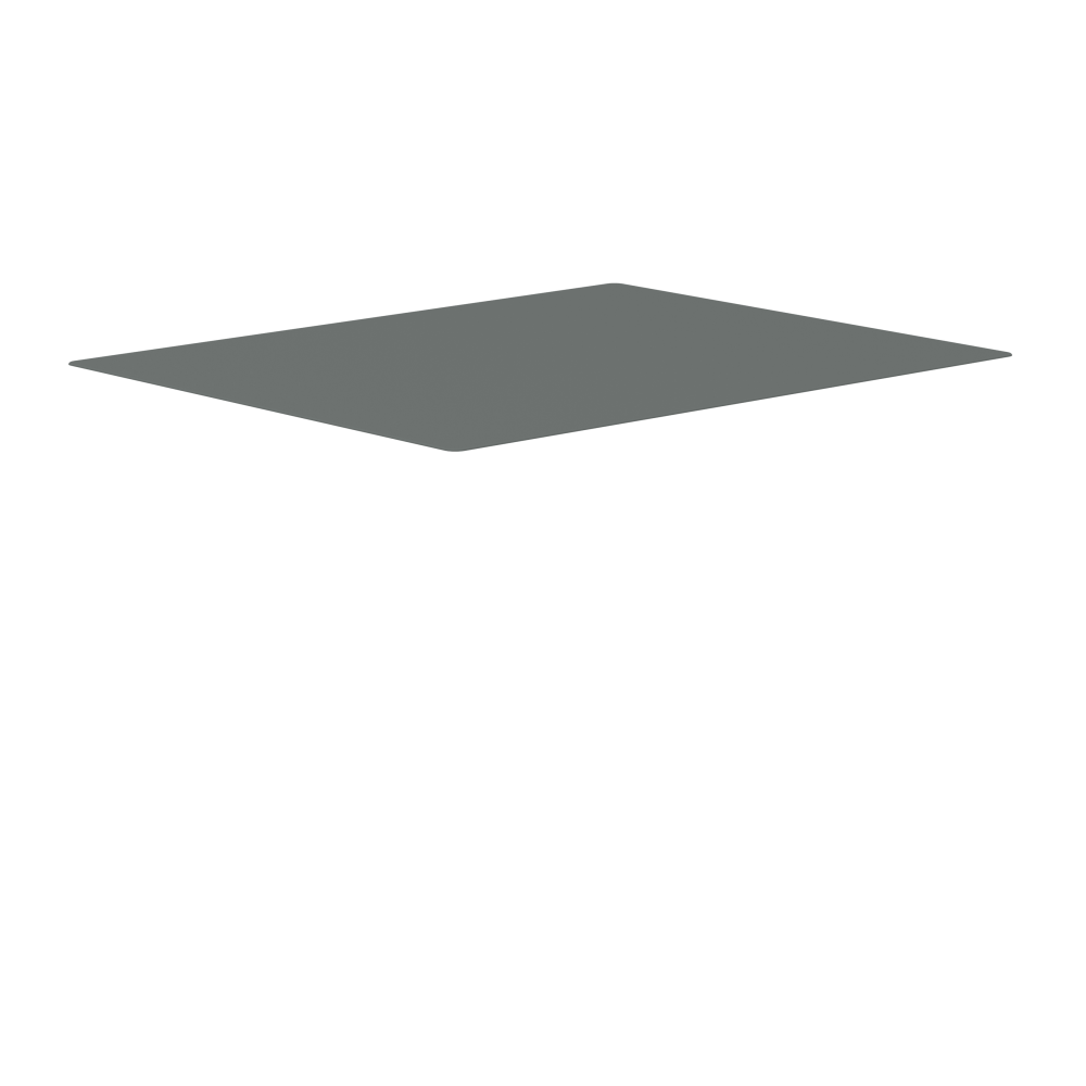 Low and Lower by Michel Charlot made with linoleum in color  4155 Pewter