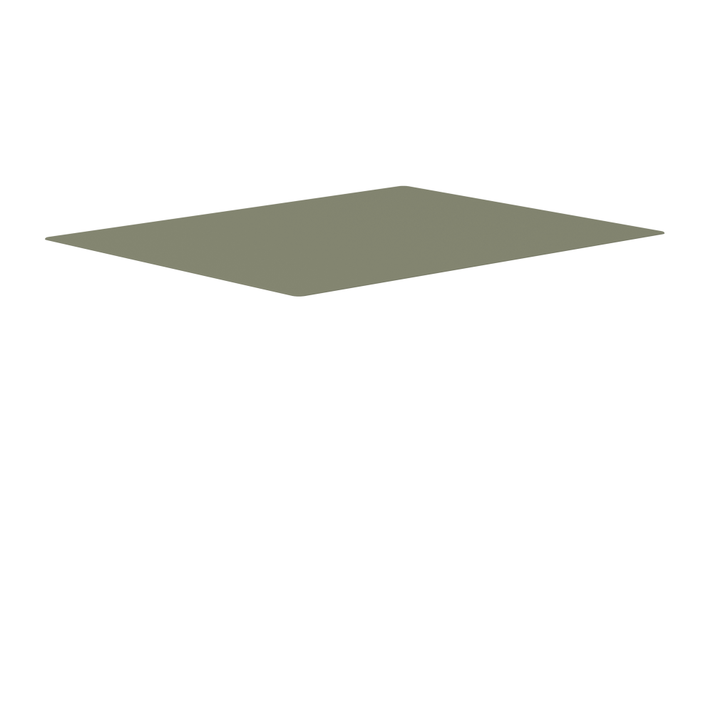 Low and Lower by Michel Charlot made with linoleum in color  4184 Olive