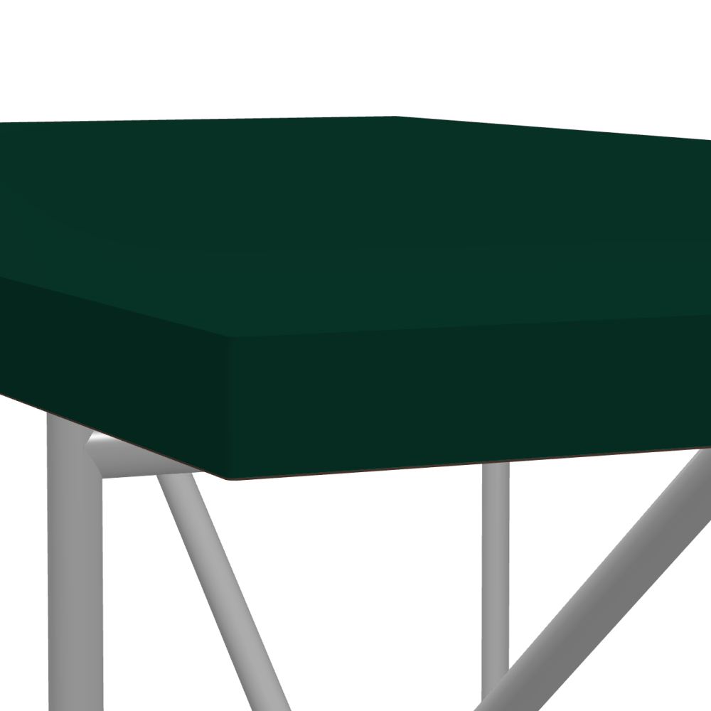E2 linoleum table – 4174 Conifer / Laminboard (Strength 30mm) / 4174 – Conifer