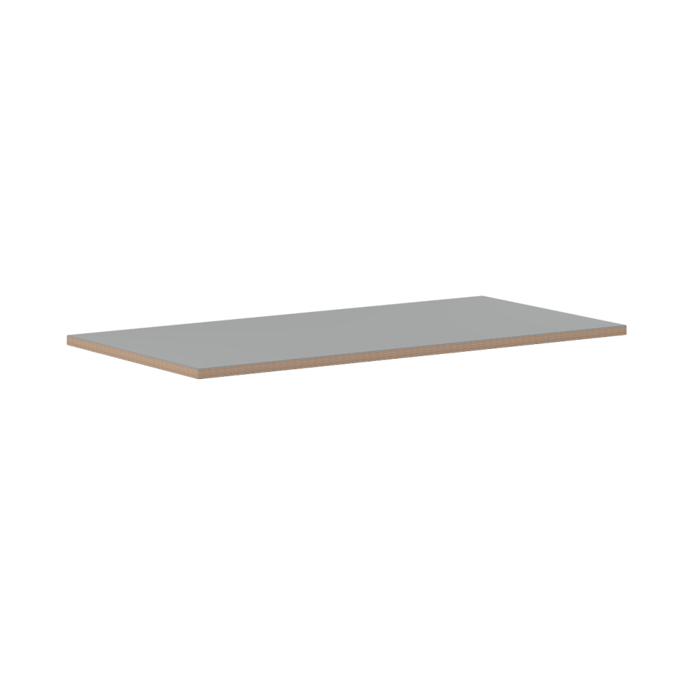 Linoleumtischplatte – 4132 Ash / Stäbchenplatte (Stärke 30mm) / Multiplex