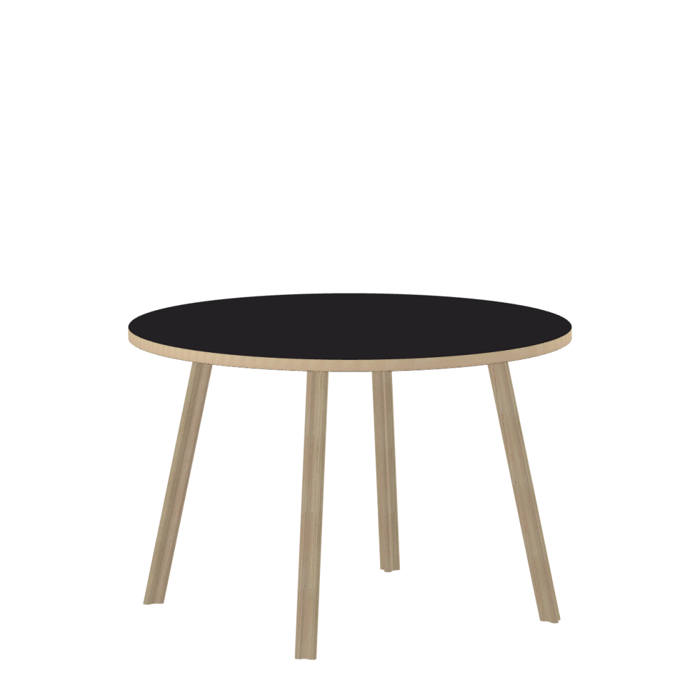 Beam linoleum table – 4166 Charcoal / Laminboard (Strength 30mm) / Ash
