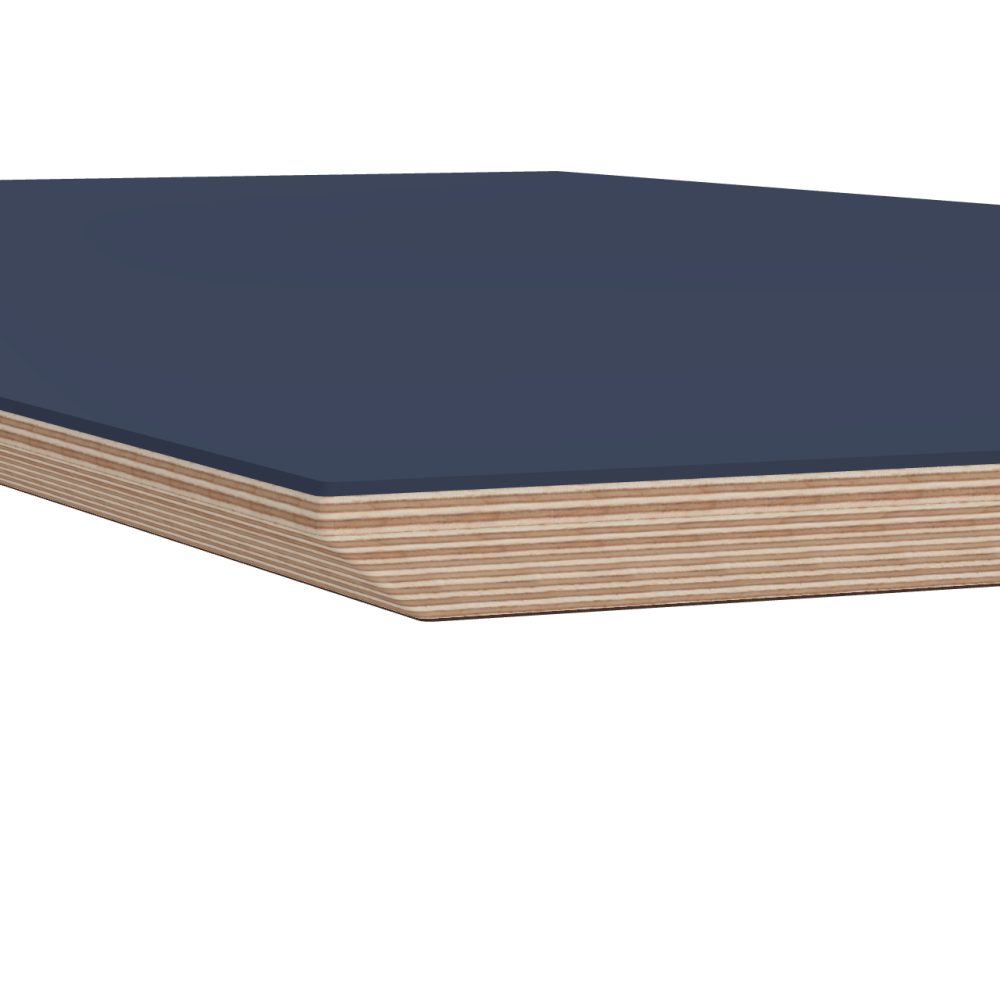 Linoleum tabletop – 4179 Smokey Blue / Multiplex Birch Massive