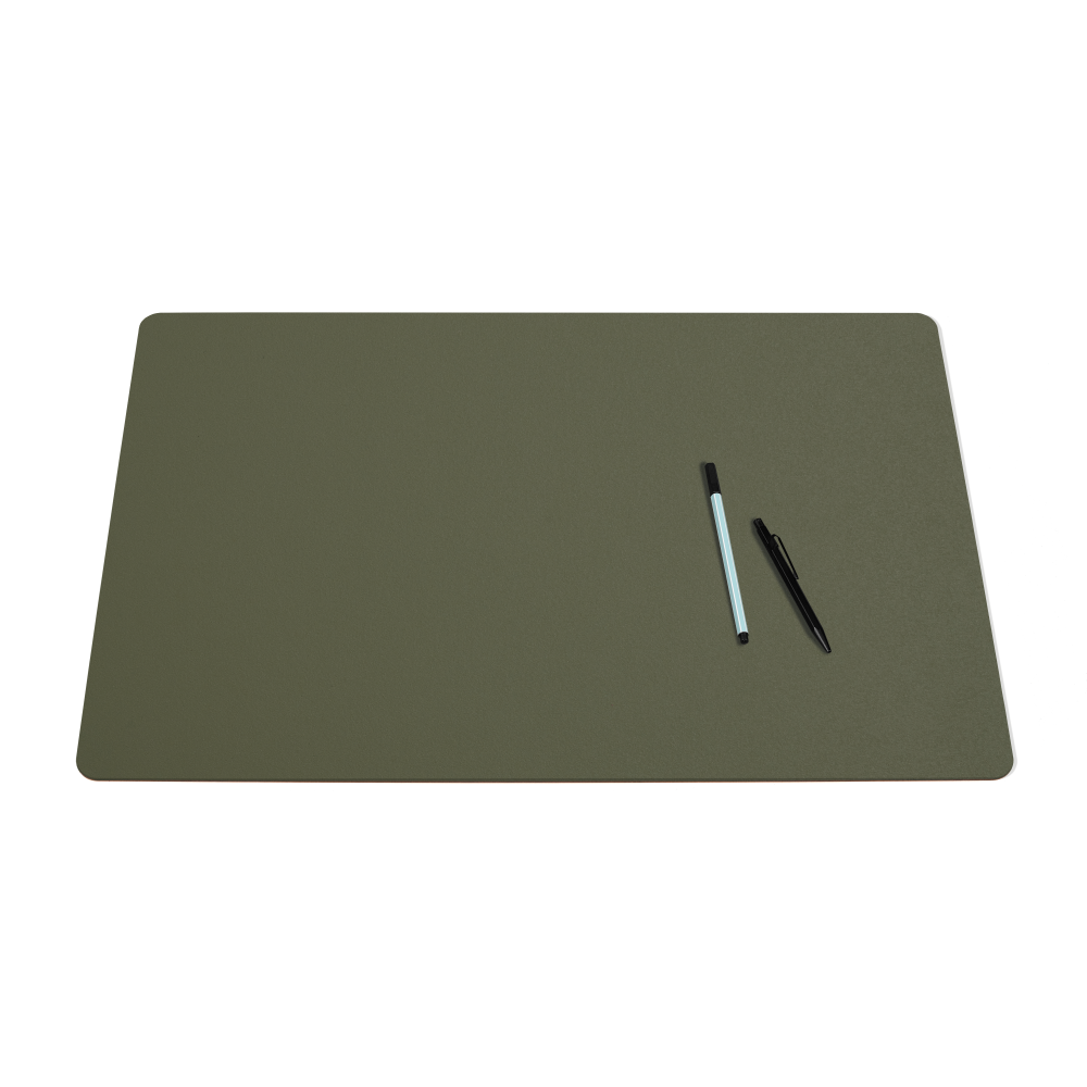 PAD Table Mat by Faust in 4184 Olive linoleum, size L (65x45 cm)