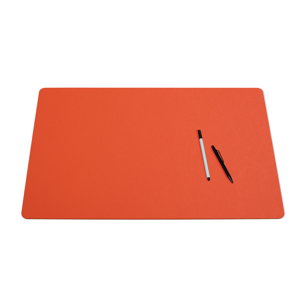 PAD Table Mat by Faust in 4186 Orange Blast linoleum, size L (65x45 cm)