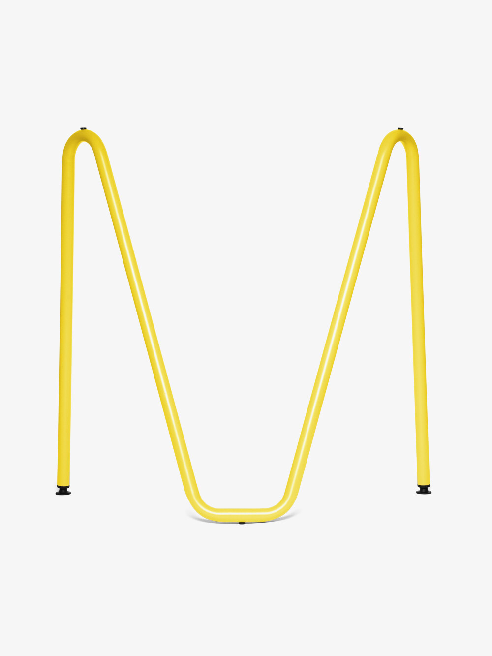 Sinus table trestle size L in zinc yellow, free-standing against a light background.