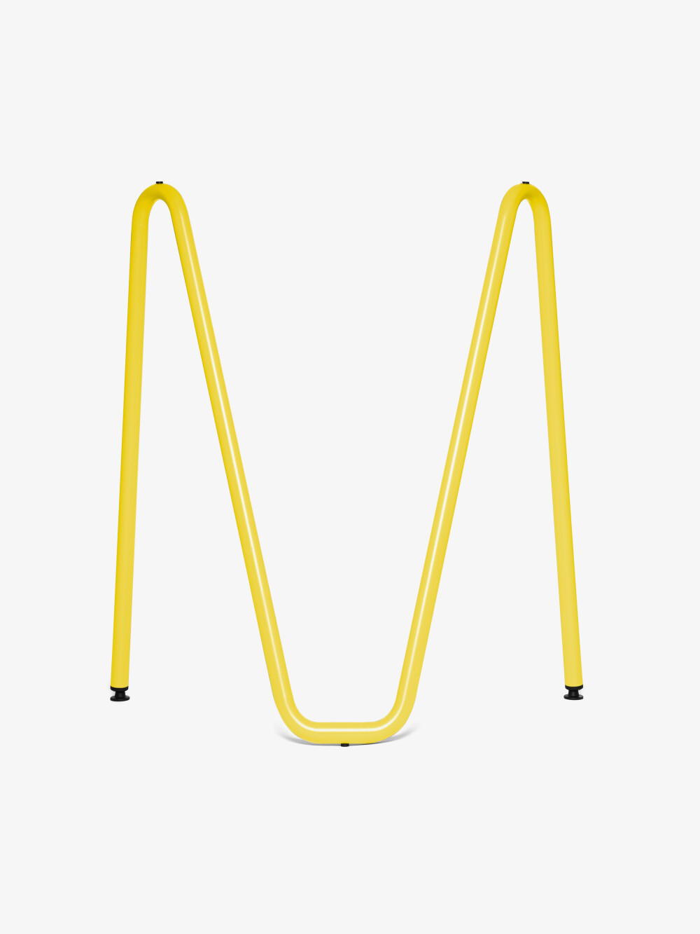 Sinus table trestle size M in zinc yellow, shown on a light background.