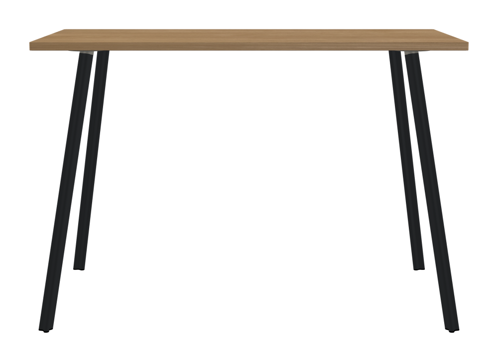 BEAM Tisch - Form Eckig - Länge 160,00 cm - Tiefe 80,00 cm - Radius 1,00 cm - Stärke 2,9 cm - Oberseite Holzfurnier, Eiche - Kern Stäbchenplatte - Kante Holz, Eiche - Kantenschräge 90° / BEAM Tischbeine - Material und Farbe Aluminium, pulverbeschichtet, Schwarzgrau (RAL 7021) - Profilgröße Normal - Höhe 102 cm - Set 4 Tischbeine