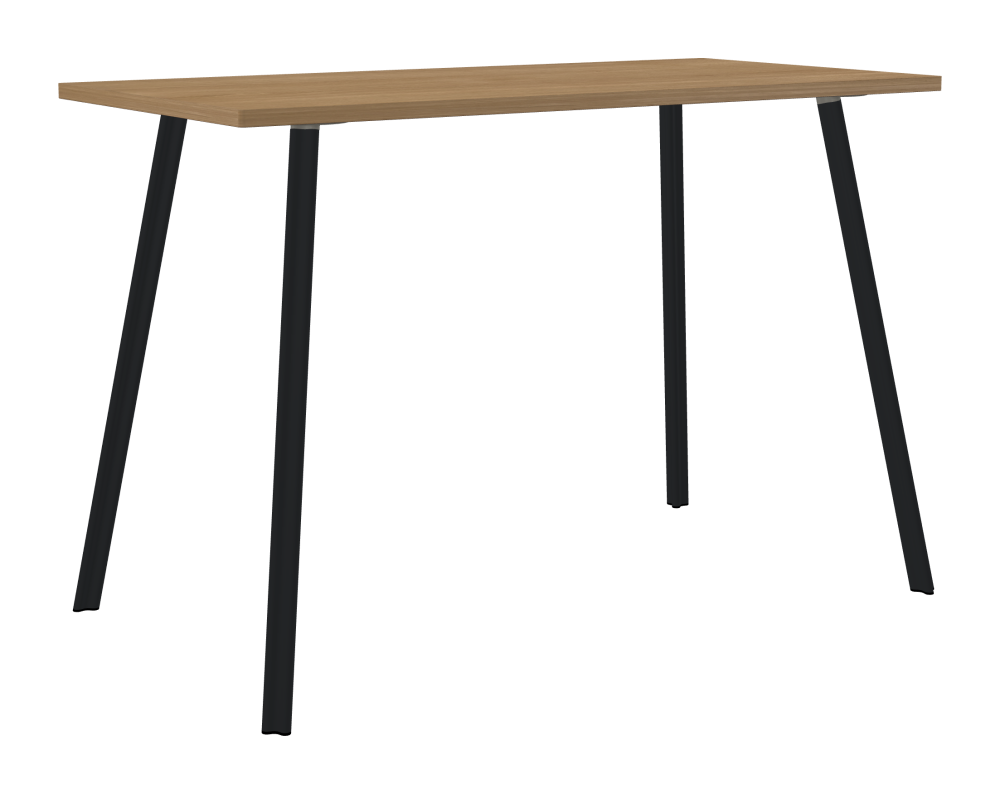 BEAM Tisch - Form Eckig - Länge 160,00 cm - Tiefe 80,00 cm - Radius 1,00 cm - Stärke 2,9 cm - Oberseite Holzfurnier, Eiche - Kern Stäbchenplatte - Kante Holz, Eiche - Kantenschräge 90° / BEAM Tischbeine - Material und Farbe Aluminium, pulverbeschichtet, Schwarzgrau (RAL 7021) - Profilgröße Normal - Höhe 102 cm - Set 4 Tischbeine