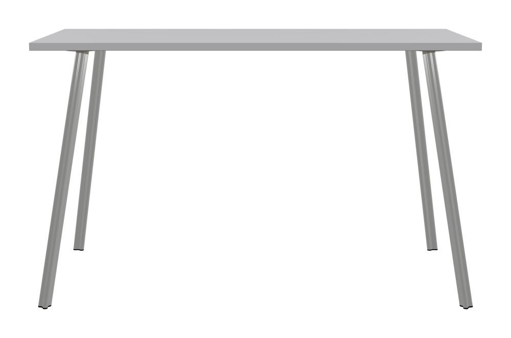 BEAM Tisch - Form Eckig - Länge 180,00 cm - Tiefe 85,00 cm - Radius 0,30 cm - Stärke 3 cm - Oberseite Linoleum, 4177 Vapour - Kern Stäbchenplatte - Kante Linoleum, 4177 Vapour - Kantenschräge 90° / BEAM Tischbeine - Material und Farbe Aluminium, matt eloxiert - Profilgröße Normal - Höhe 102 cm - Set 4 Tischbeine