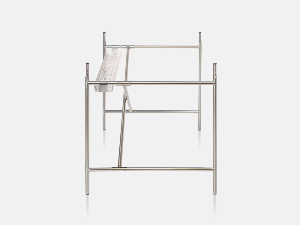 Cable Channel for E2 Table Frame, ideal for neat cable routing under work tables or desks.